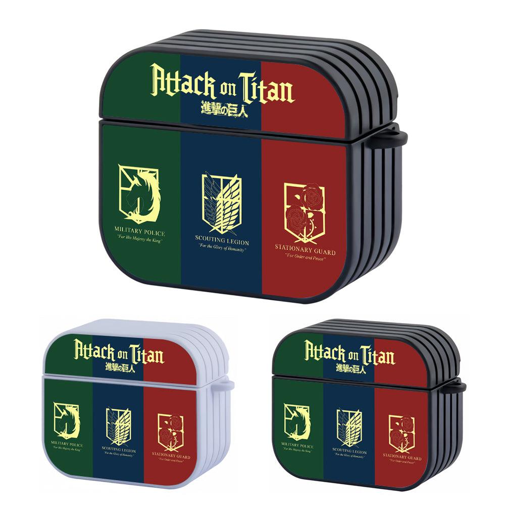 Attack on Titan Police Legion and Guard Apple Airpods 4 Case
