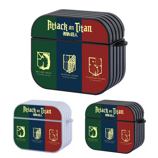 Attack on Titan Police Legion and Guard Apple Airpods 4 Case