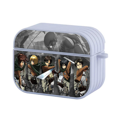 Attack on Titan Squad in Action Apple Airpods Pro Case White