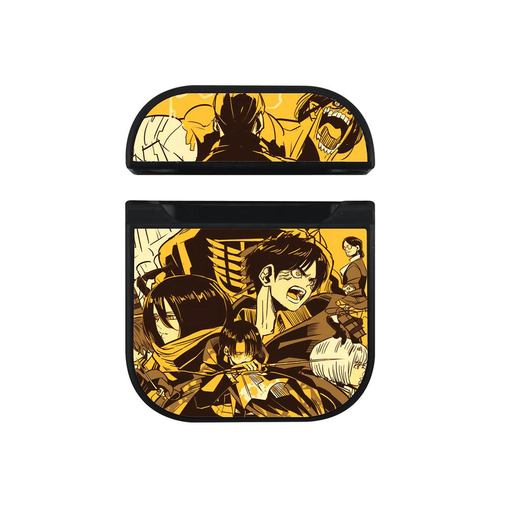 Attack on Titan Struggle of The War Apple Airpods Case Black