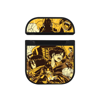 Attack on Titan Struggle of The War Apple Airpods Case Black