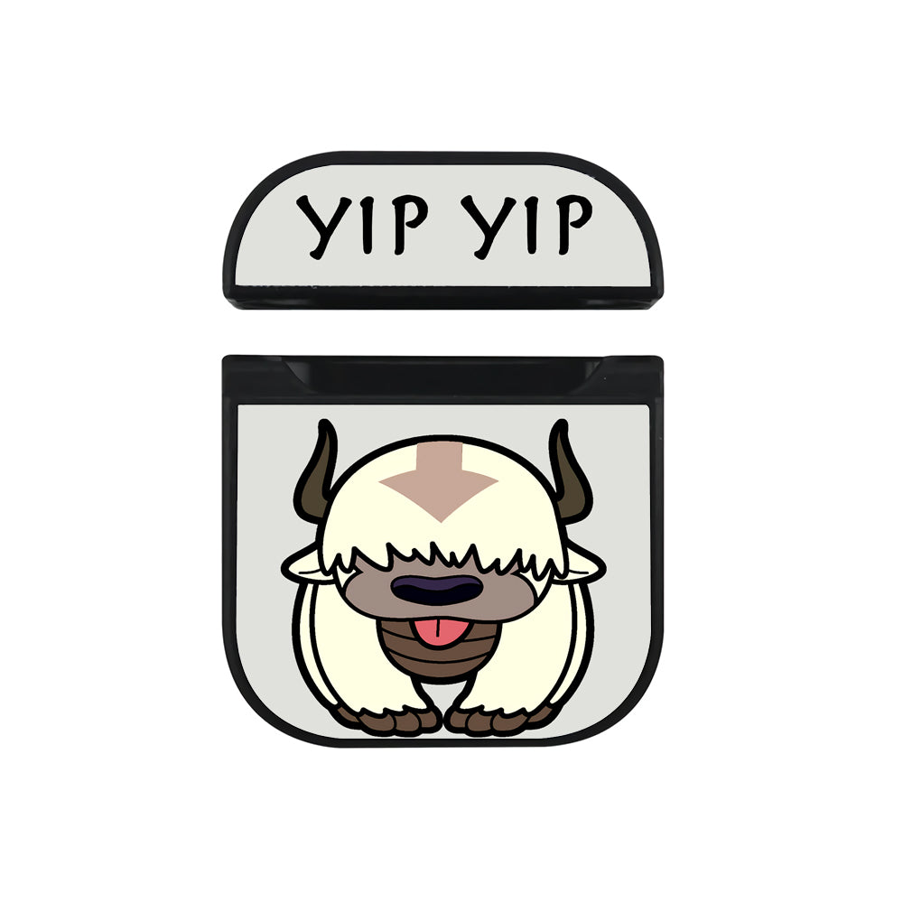 Avatar Appa Yip Yip Apple Airpods Case Black