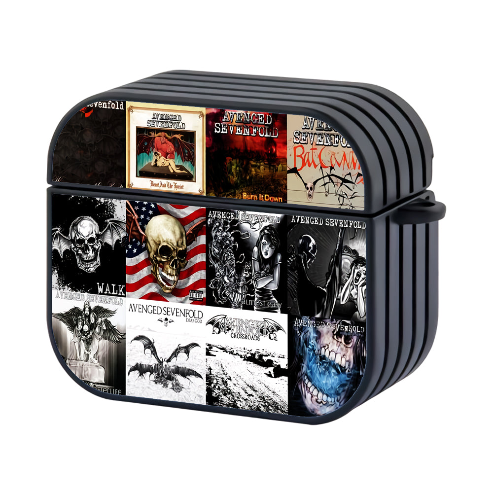 Avenged Sevenfold Album Collage Apple Airpods 4 Case