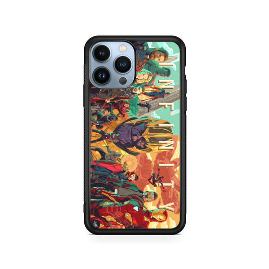 Avenger Infinity Poster of Members iPhone 15 Pro Max Case