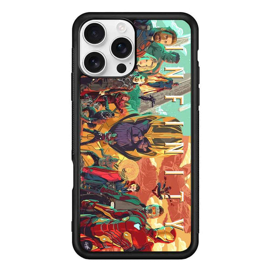 Avenger Infinity Poster of Members iPhone 16 Pro Case