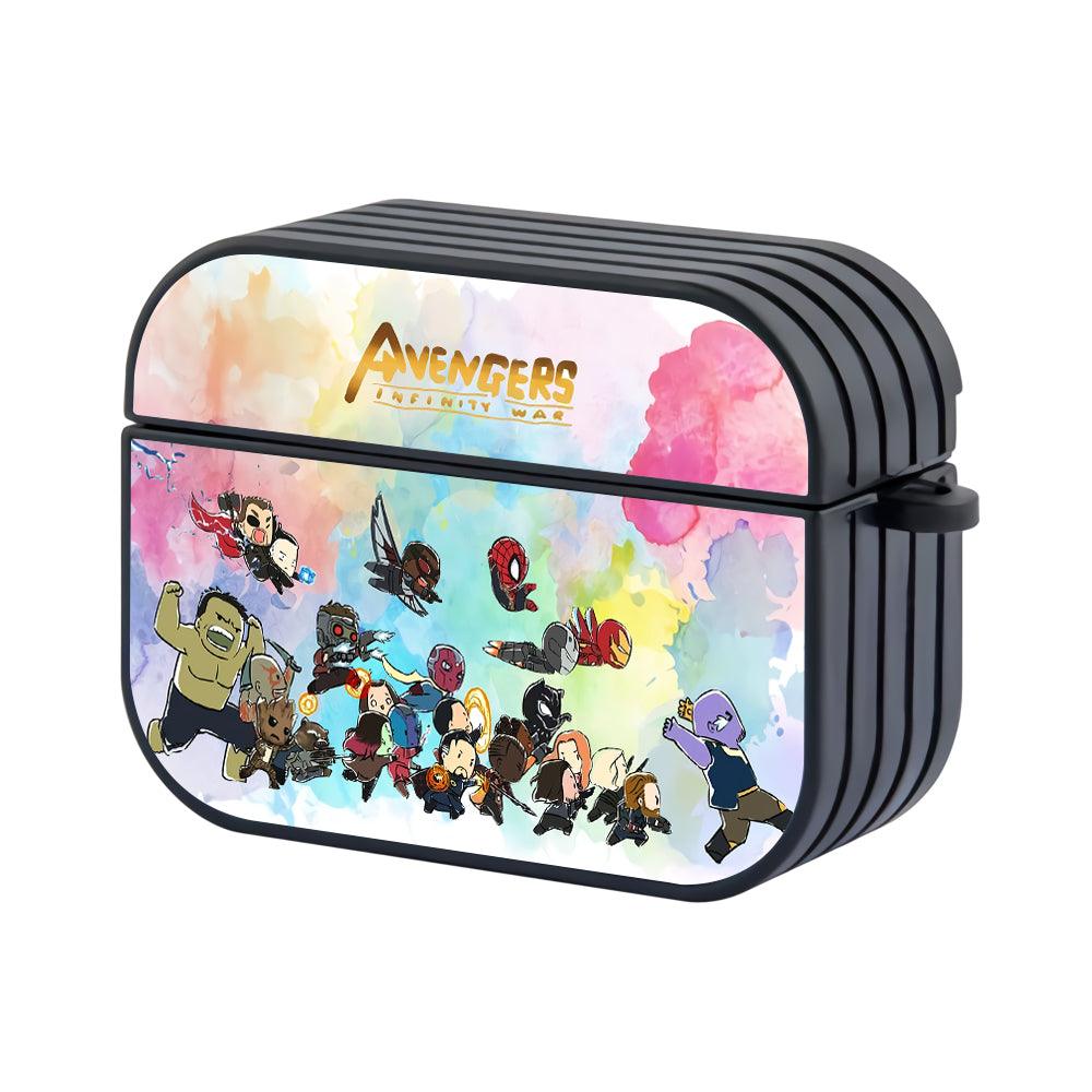 Avenger Tiny Infinity Catch Thanos Apple Airpods Pro Case Black