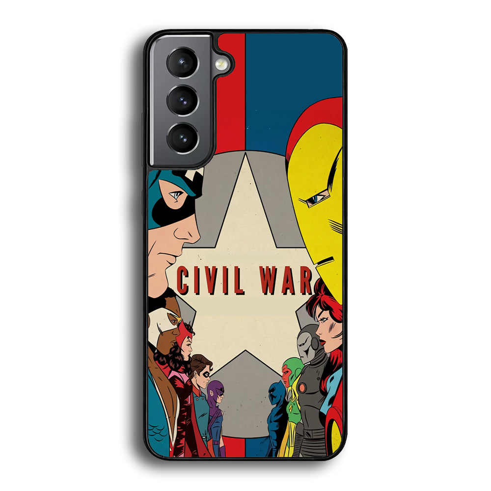 Avengers Civil War Comic Samsung Galaxy A16 Case - Carneyforia