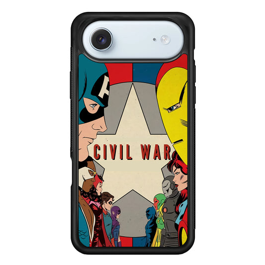 Avengers Civil War Comic iPhone 17 Air Case
