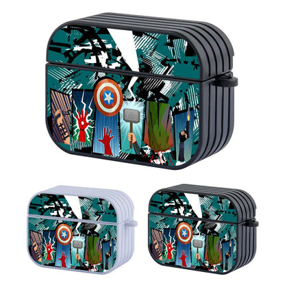 Avengers Keep The Hands Up Logo Apple Airpods Pro Case