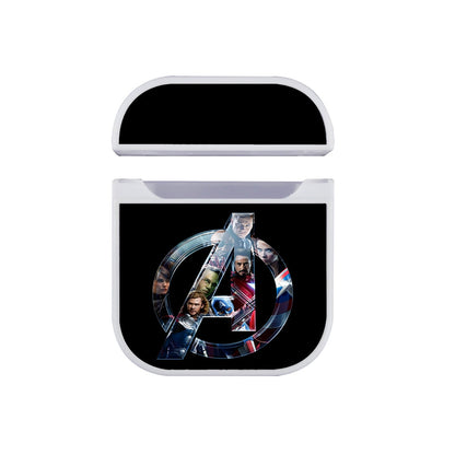 Avengers Logo Art Apple Airpods Case White