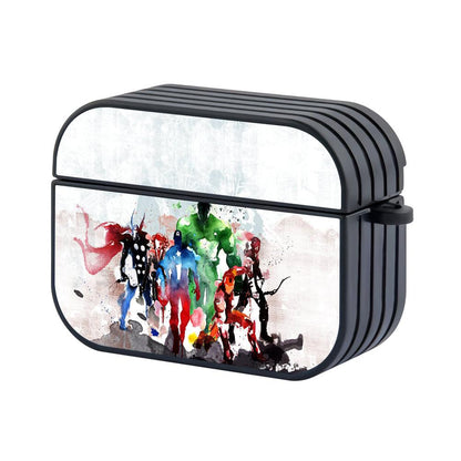 Avengers Painting Abstract Apple Airpods Pro Case Black