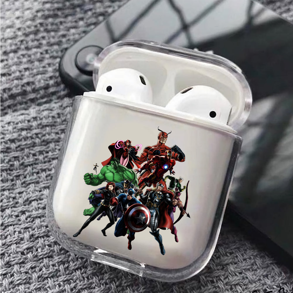 Avengers Character Cartoon Apple Airpods Case
