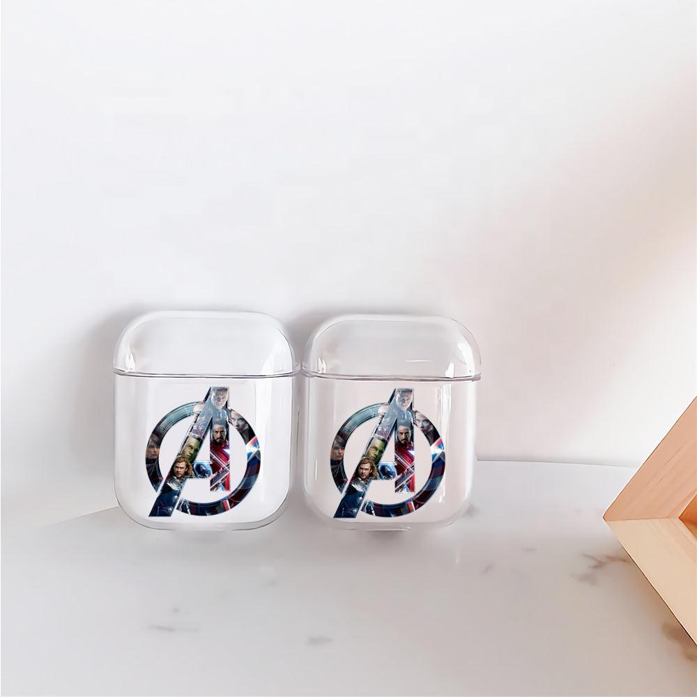 Avengers Logo Character Apple Airpods Clear Case