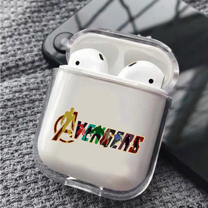 Avengers Team Logo Apple Airpods Clear Case
