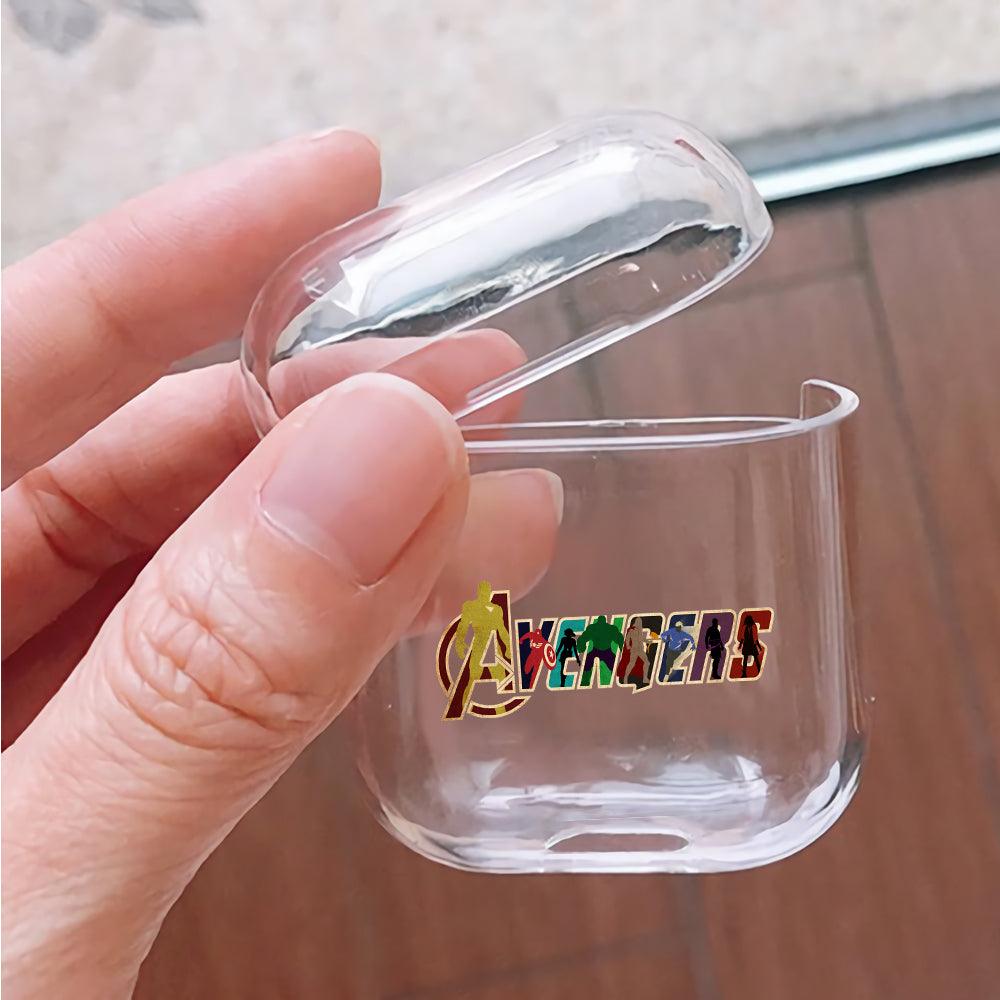 Avengers Team Logo Apple Airpods Clear Case