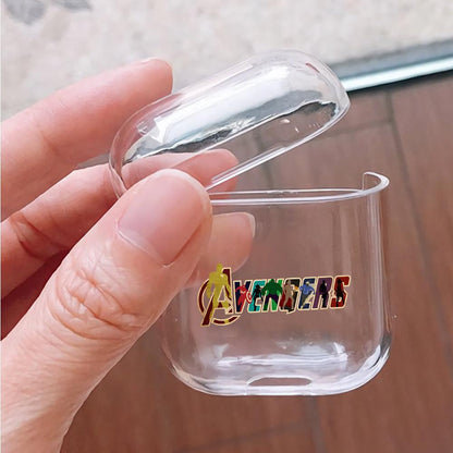 Avengers Team Logo Apple Airpods Clear Case
