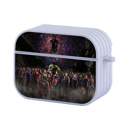 Avengers and Alliance Full Team Logo Apple Airpods Pro Case White