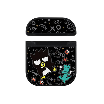 Bad Badtz-Maru Dance Before Eating Apple Airpods Case Black