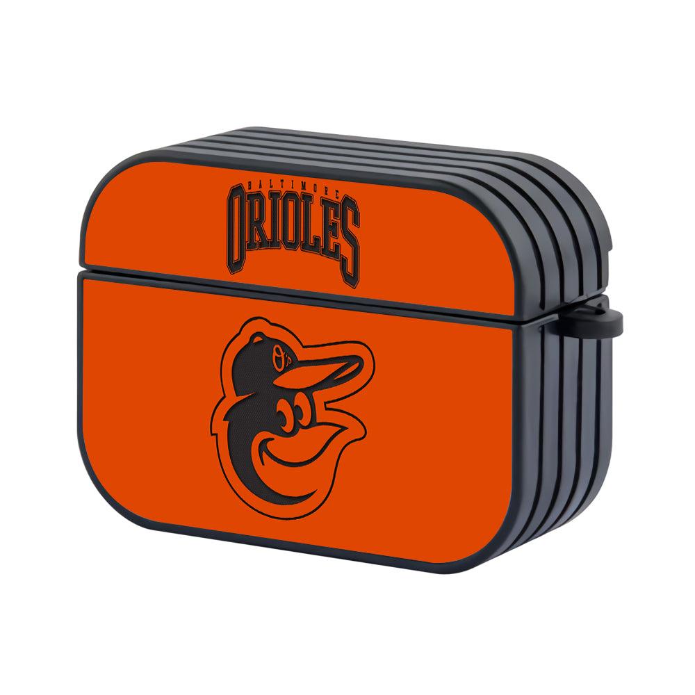 Baltimore Orioles MLB Carving of Glory Apple Airpods Pro 2 Case Black