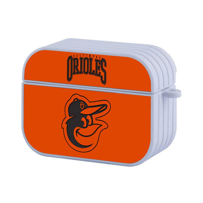 Baltimore Orioles MLB Carving of Glory Apple Airpods Pro Case White