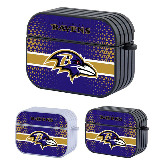 Baltimore Ravens NFL Bright of Golden Triangle Apple Airpods Pro Case