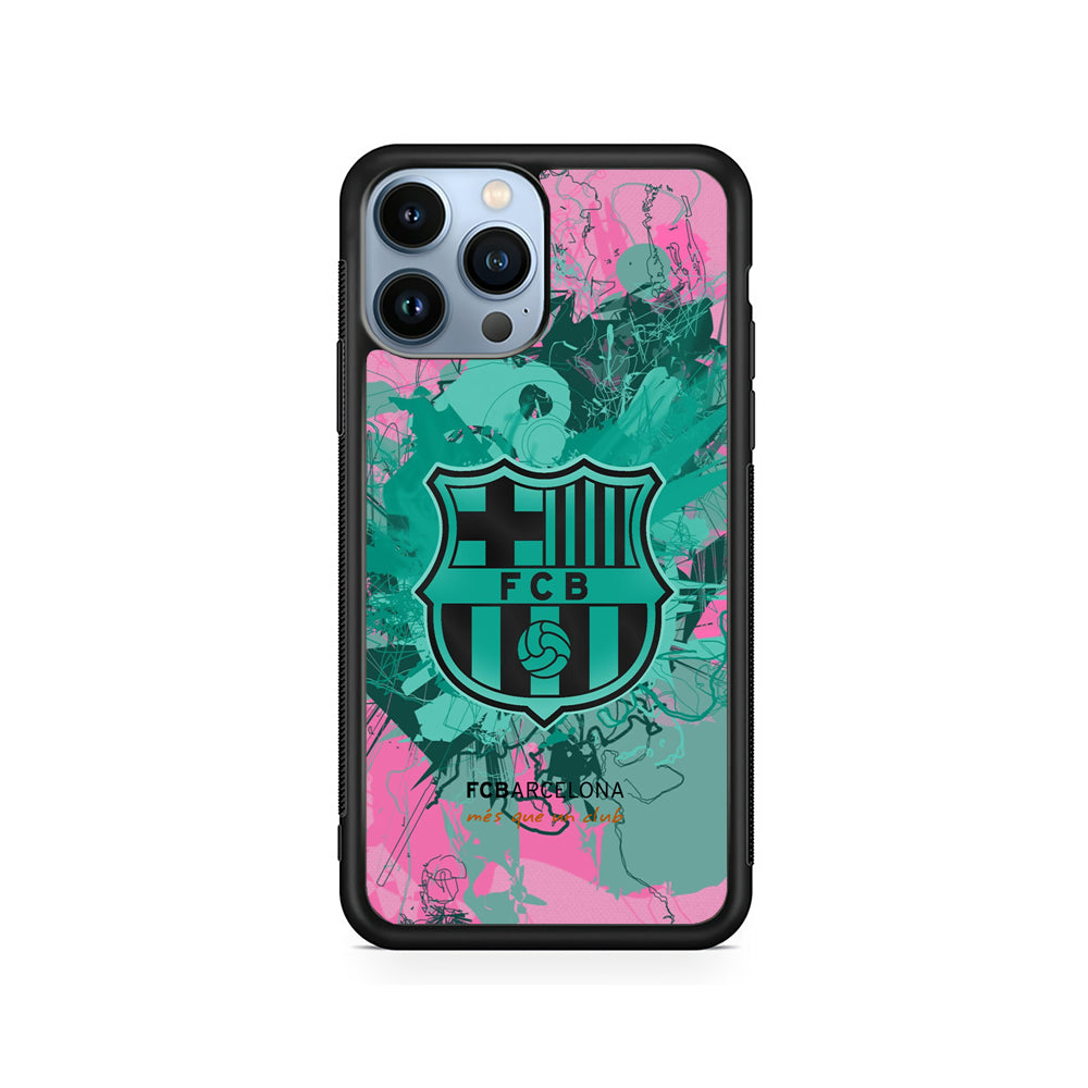 Barcelona FC Spark of Victory iPhone 14 Pro Max Case