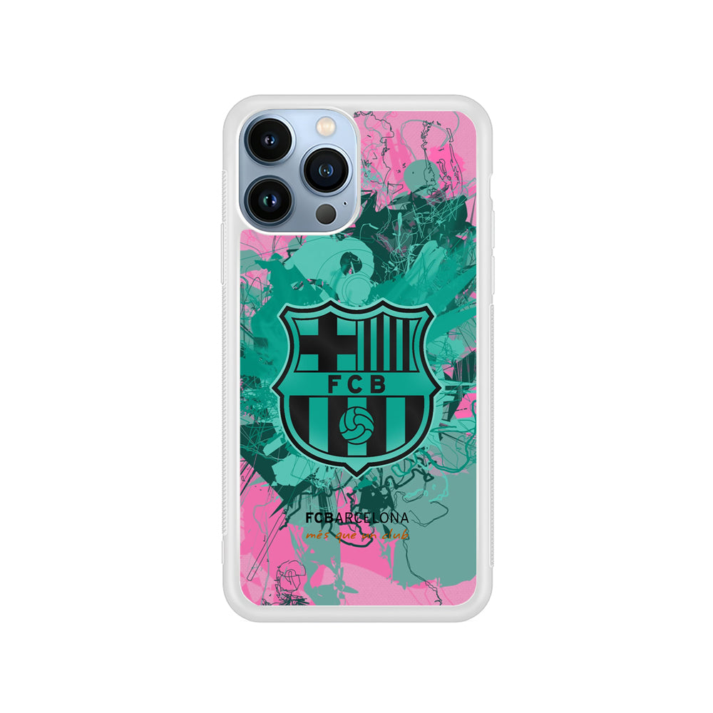 Barcelona FC Spark of Victory iPhone 14 Pro Max Case