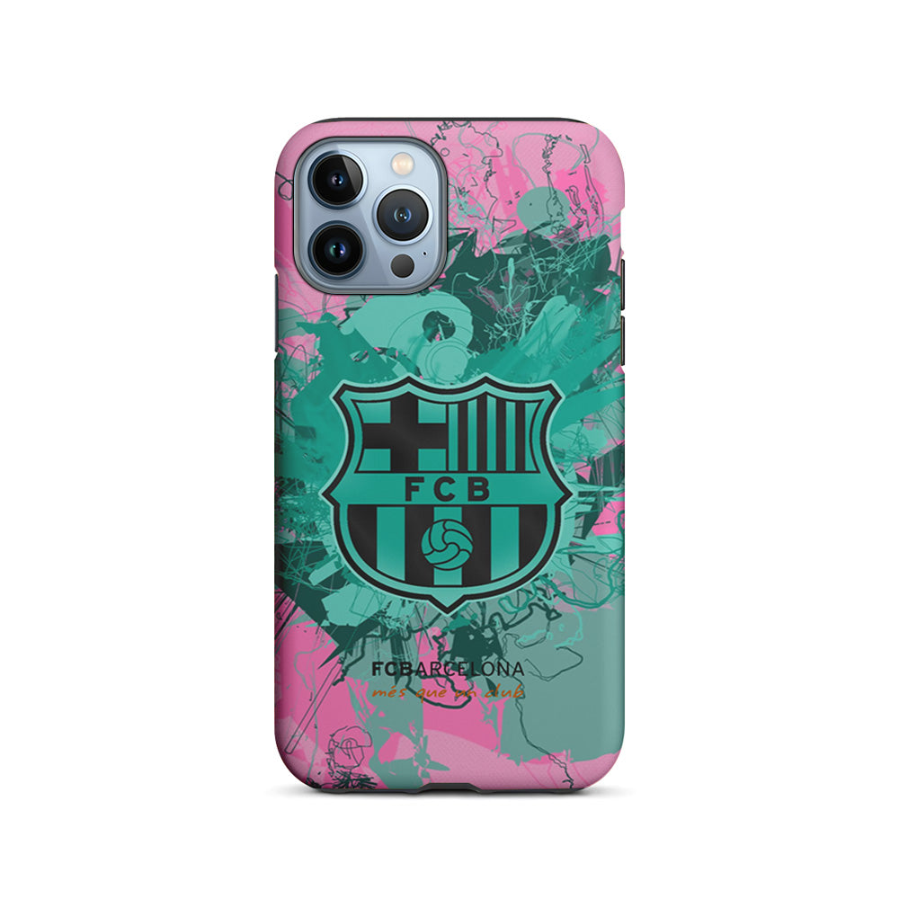 Barcelona FC Spark of Victory iPhone 14 Pro Max Case