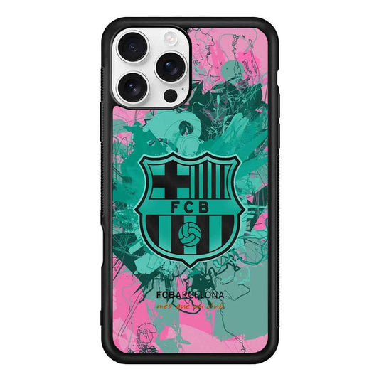 Barcelona FC Spark of Victory iPhone 16 Pro Case