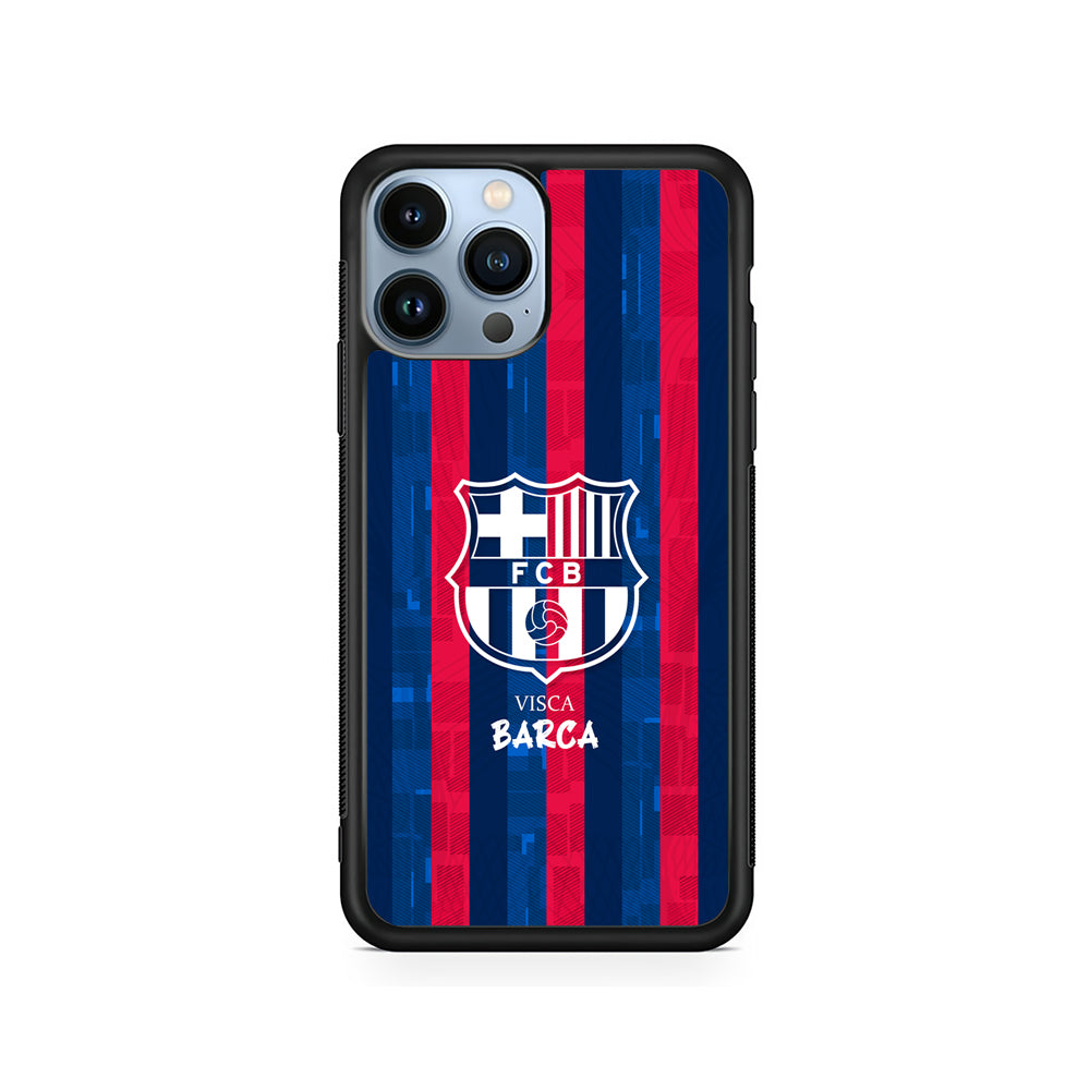 Barcelona FC Visca Barca iPhone 14 Pro Max Case