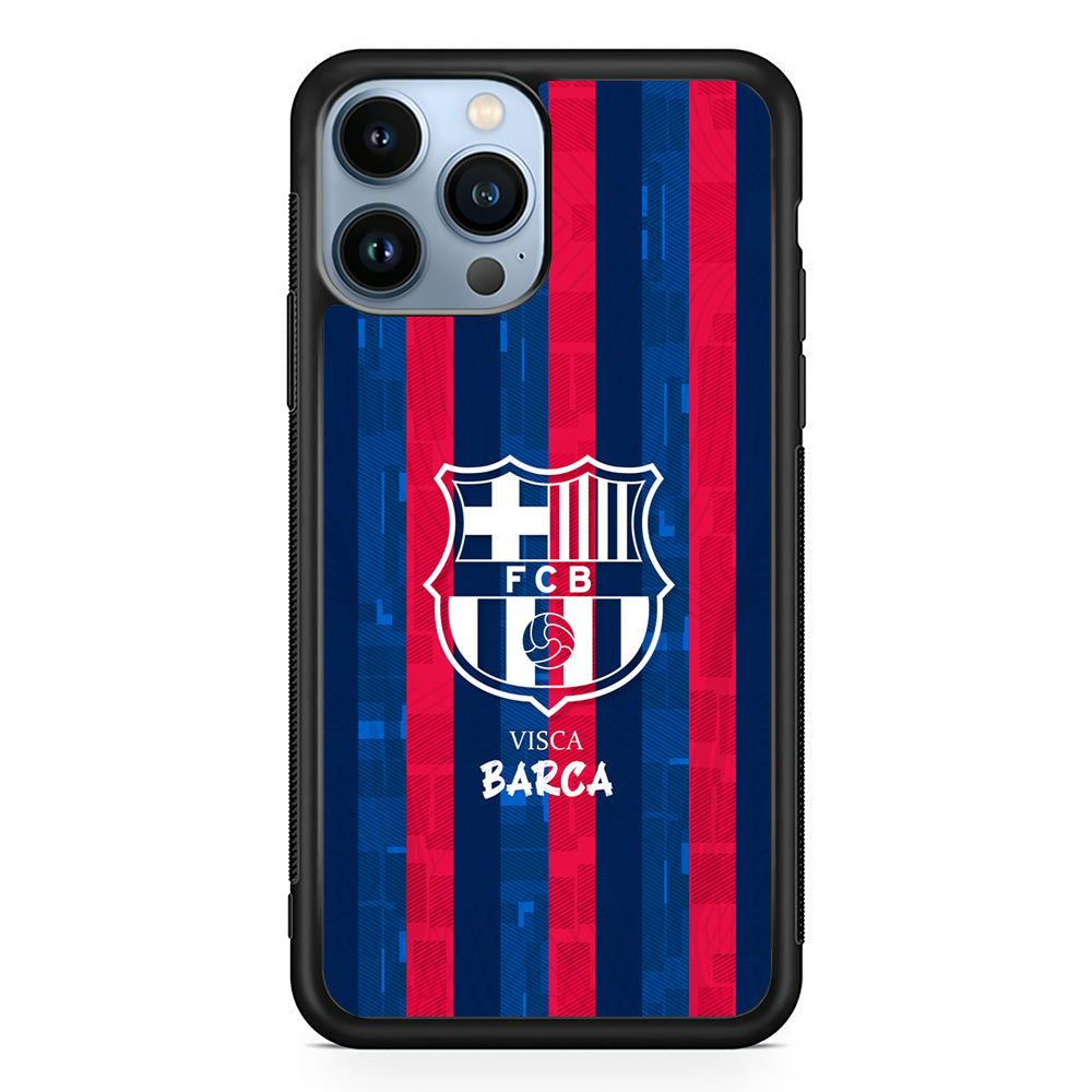 Barcelona FC Visca Barca iPhone 15 Pro Case - Carneyforia