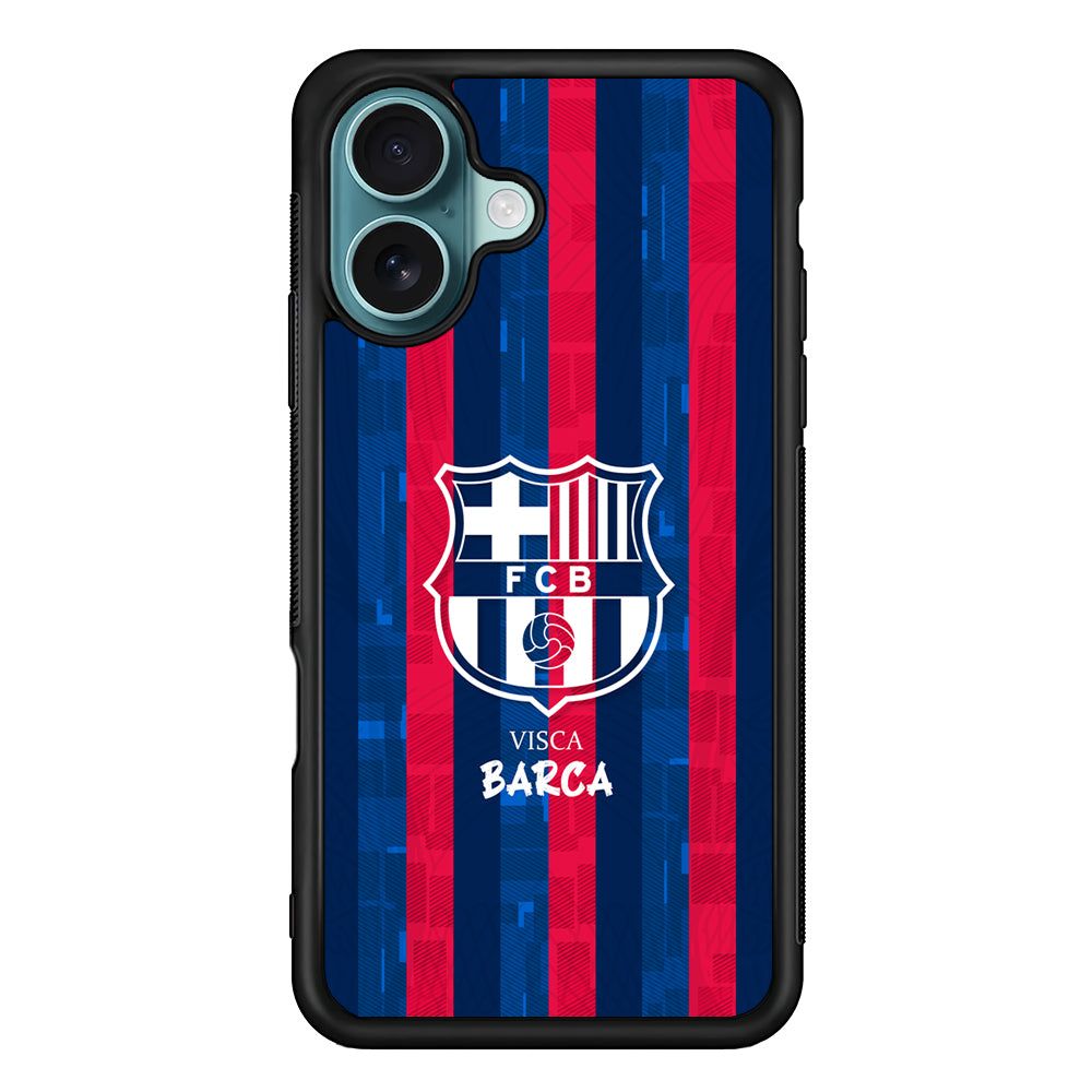 Barcelona FC Visca Barca iPhone 16 Plus Case