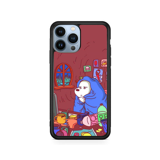 Bare Bear Ice Wacth Film iPhone 14 Pro Max Case