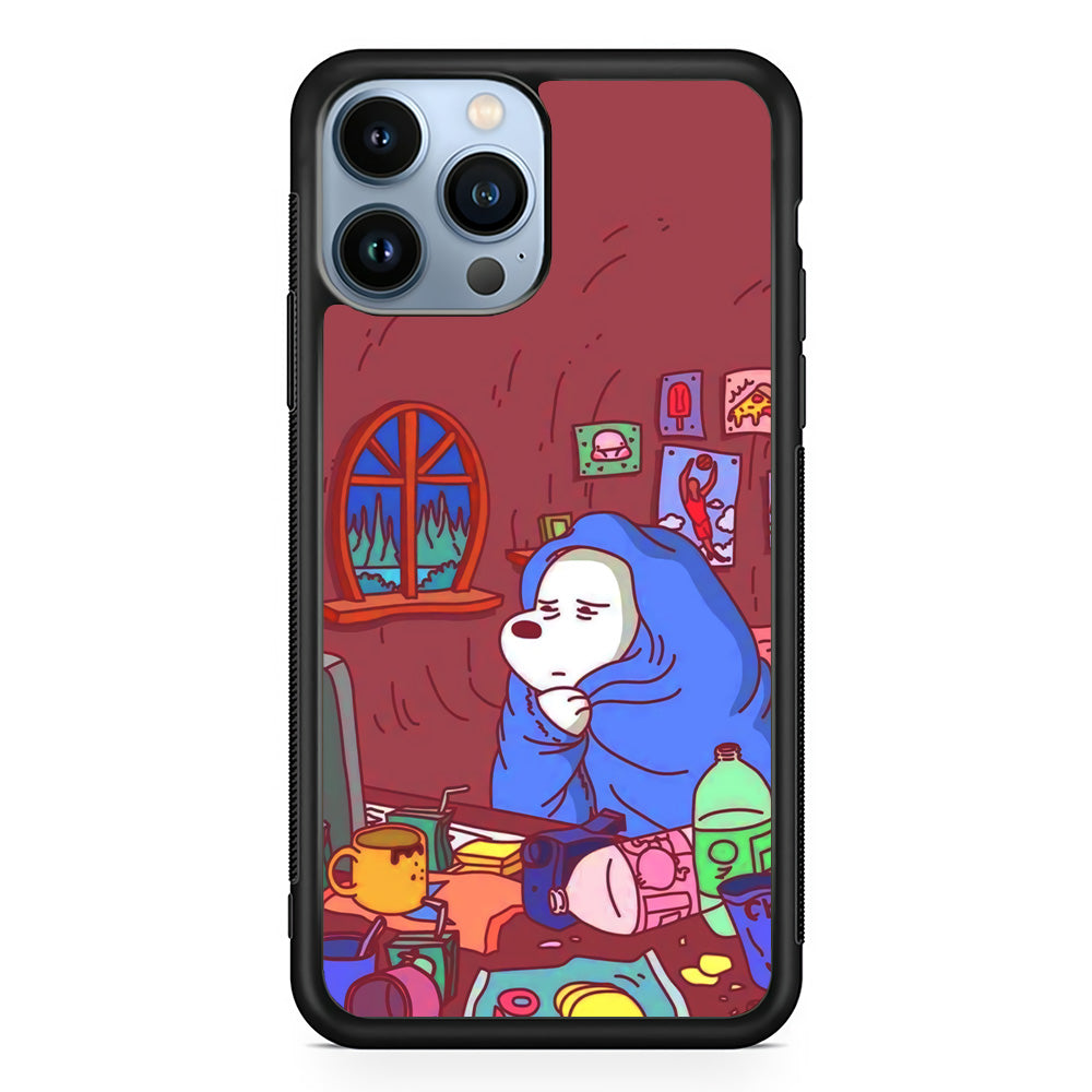 Bare Bear Ice Wacth Film iPhone 15 Pro Case - Carneyforia