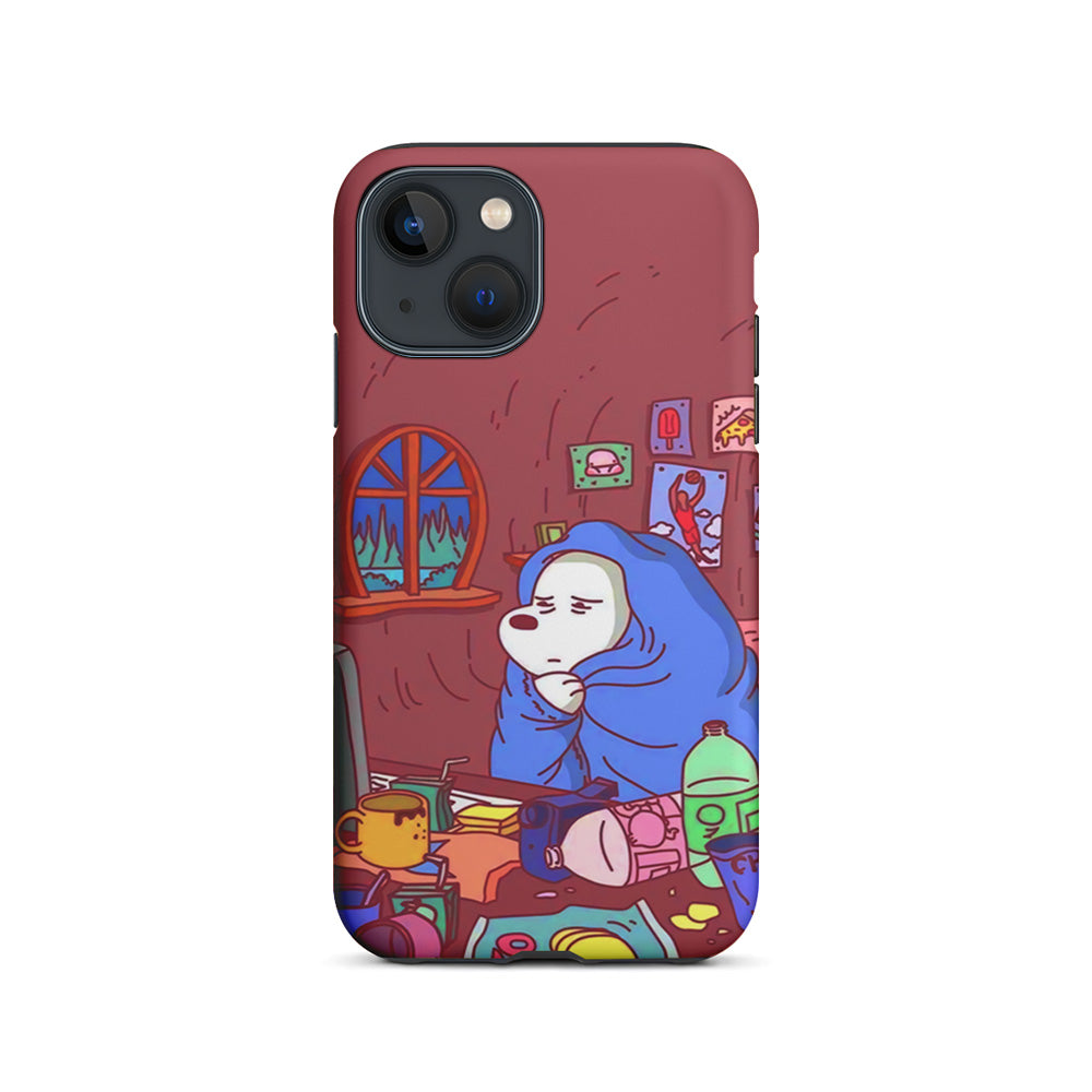 Bare Bear Ice Wacth Film iPhone 15 Case