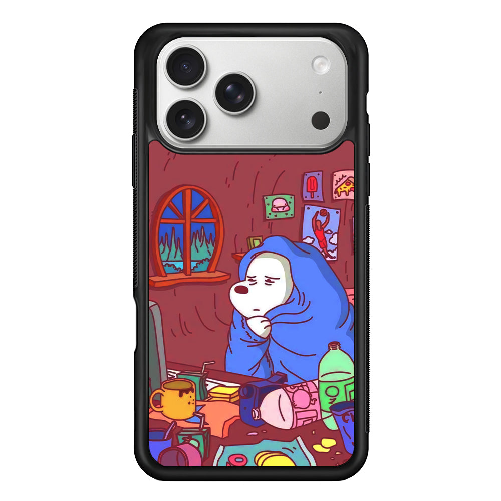 Bare Bear Ice Wacth Film iPhone 17 Pro Max Case