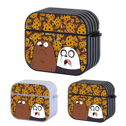 Bare Bears Combination of Two Types of Food Apple Airpods 4 Case