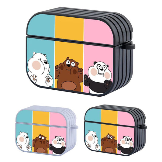 Bare Bears Hit The Glass Barrier Apple Airpods Pro 3 Case-Carneyforia