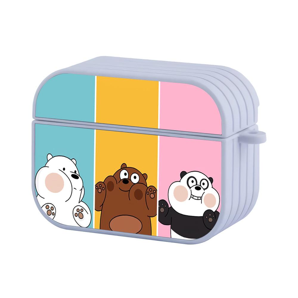 Bare Bears Hit The Glass Barrier Apple Airpods Pro 2 Case White