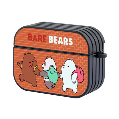 Bare Bears Joy Time After School Apple Airpods Pro Case-Black-Carneyforia