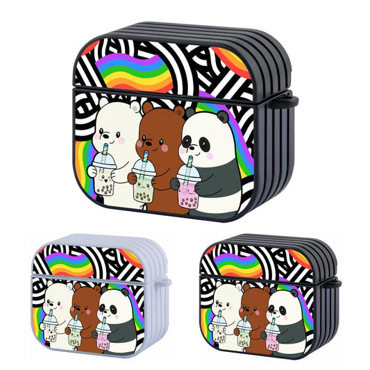 Bare Bears Lovely Drinks Apple Airpods 4 Case