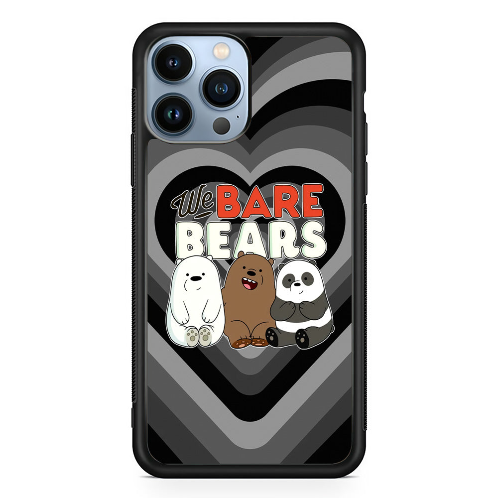 Bare Bears Loving Another iPhone 15 Pro Case - Carneyforia
