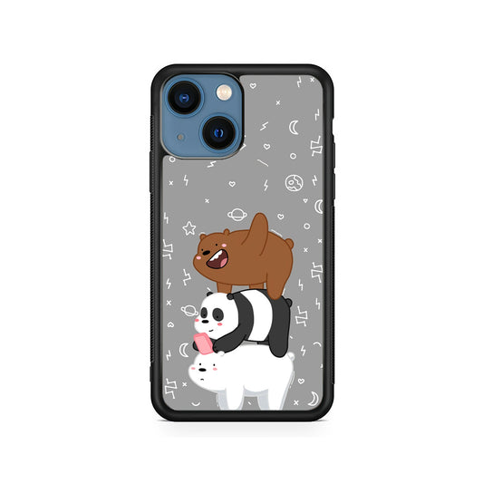 Bare Bears Night Walk iPhone 14 Plus Case