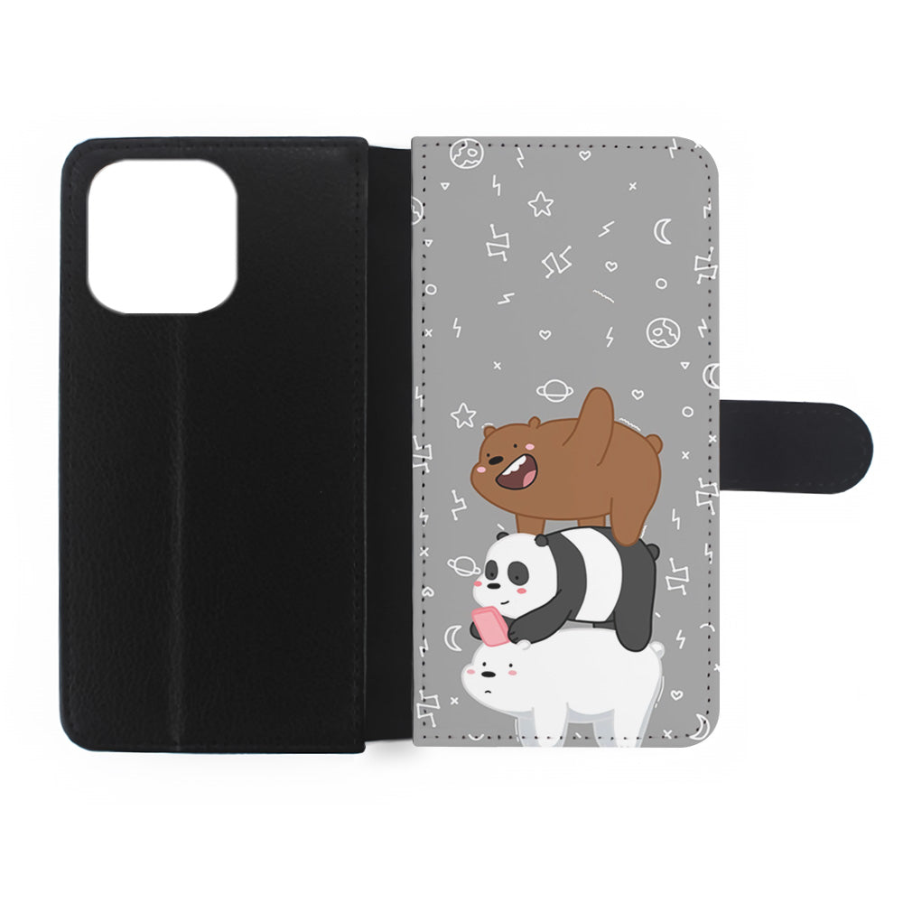 Bare Bears Night Walk iPhone 14 Pro Max Case