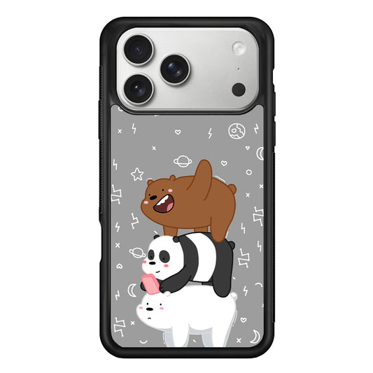 Bare Bears Night Walk iPhone 17 Pro Max Case