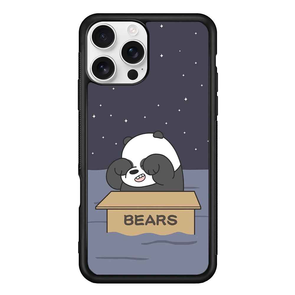 Bare Bears Panda Sail iPhone 16 Pro Case