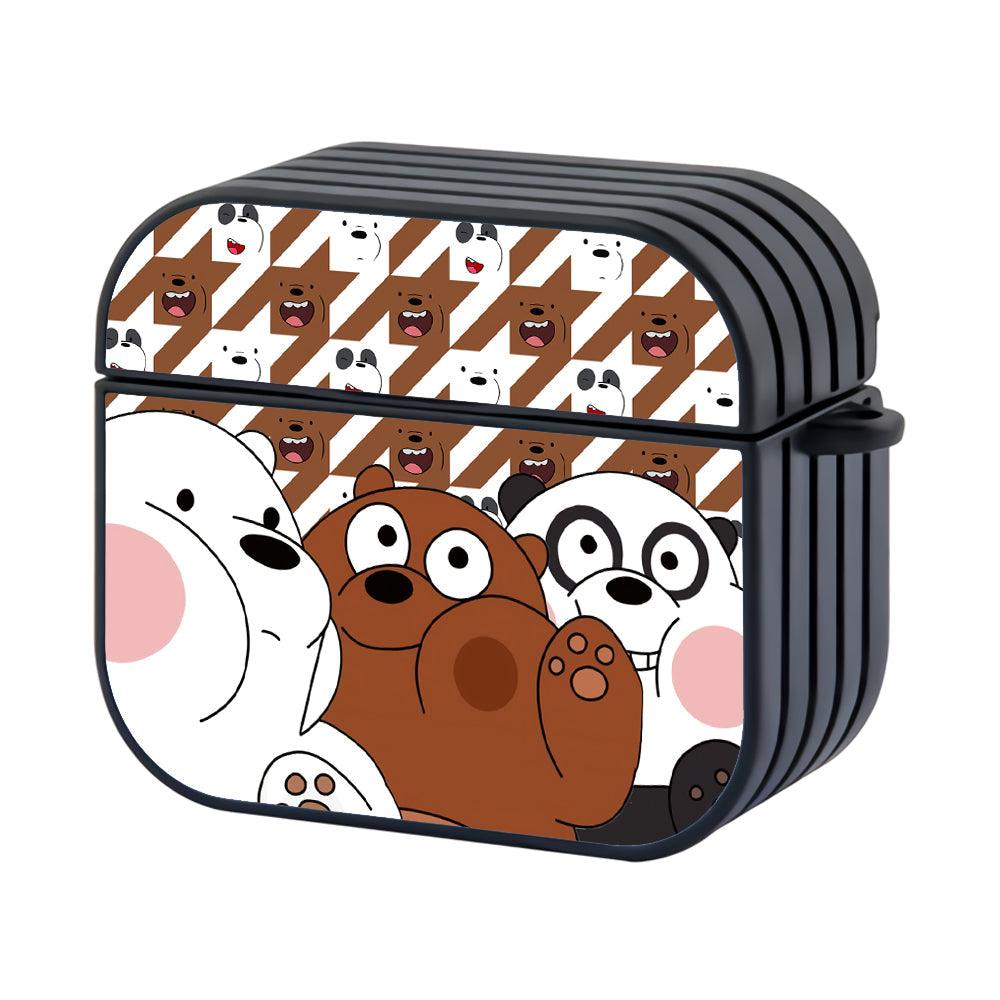 Bare Bears Thought it Would Pass Apple Airpods 4 Case Black
