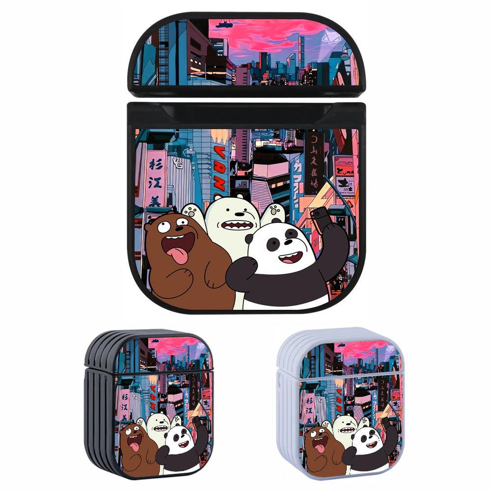Bare Bears Vacation Abroad Apple Airpods Case
