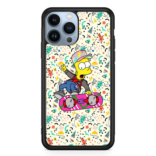 Bart Flying Board Jump Trick iPhone 14 Pro Max Case - Carneyforia