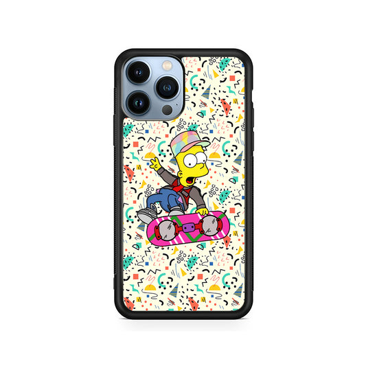 Bart Flying Board Jump Trick iPhone 15 Pro Max Case